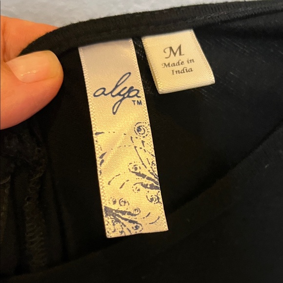 Alya Black Dress with Embroidery from Francesca’s. - Picture 2 of 7